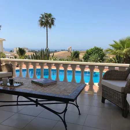 Corniche, Privee, 4 Suites, Vue Mer, Piscine Au Sel, Chauffee Et Couverte Vila